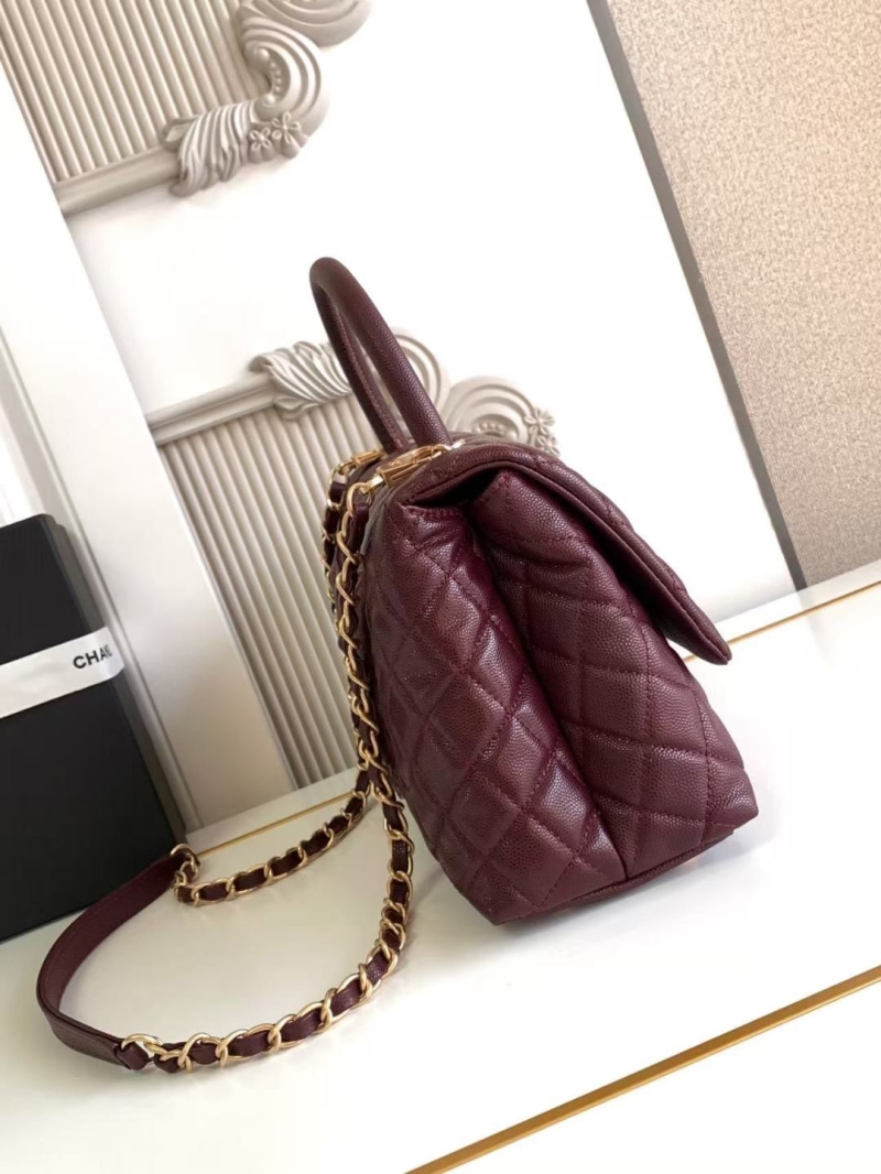 Ch**el top handle bags